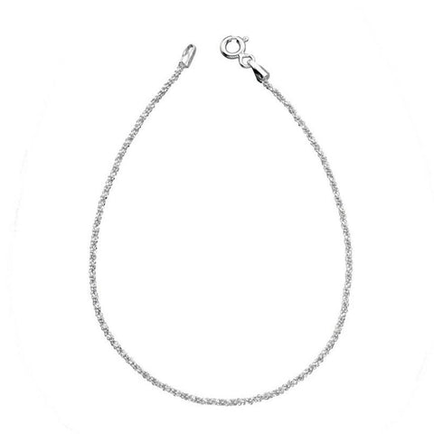 925 Sterling Silver Margherita Chain Bracelet - Charming and Trendy Ltd