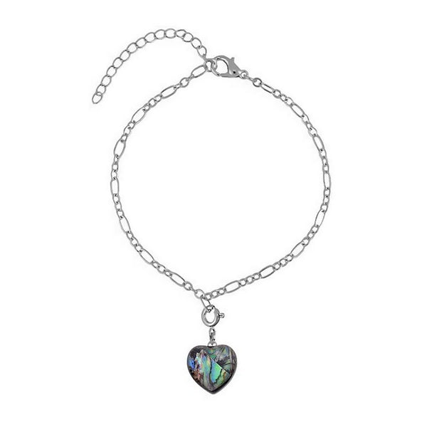 Abalone Shell Stainless Steel Pendant and Bracelet Set - Charming and Trendy Ltd