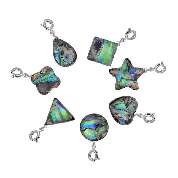Abalone Shell Stainless Steel Pendant and Bracelet Set - Charming and Trendy Ltd