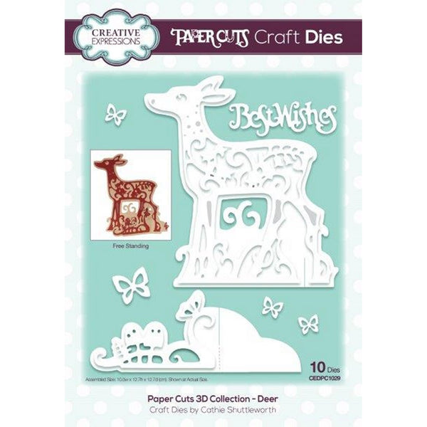 Creative Expressions Paper Cuts 3D Collection Craft Metal Dies
