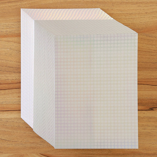 Silver A5 Holographic Bubbles Card - Charming And Trendy Ltd