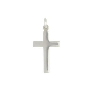 925 Solid Sterling Silver Cross Pendant 18x10mm and Chain - Gift Boxed - Charming And Trendy Ltd