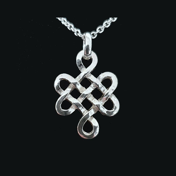 925 Sterling Silver Celtict Pendant Necklace 16-18" - Gift Boxed (No2) - Charming And Trendy Ltd