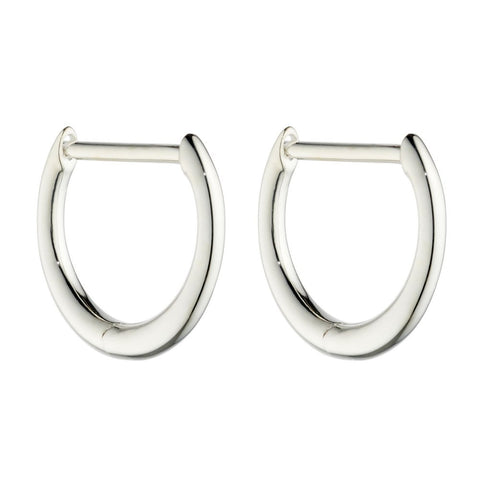 925 Sterling Silver Hinged Hoop Earrings - Charming and Trendy Ltd