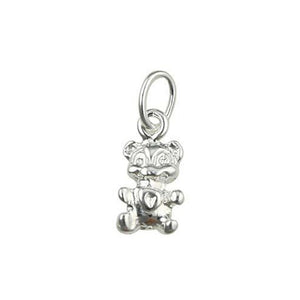 925 Sterling Silver Small Teddy Bear Charm - Charming and Trendy Ltd