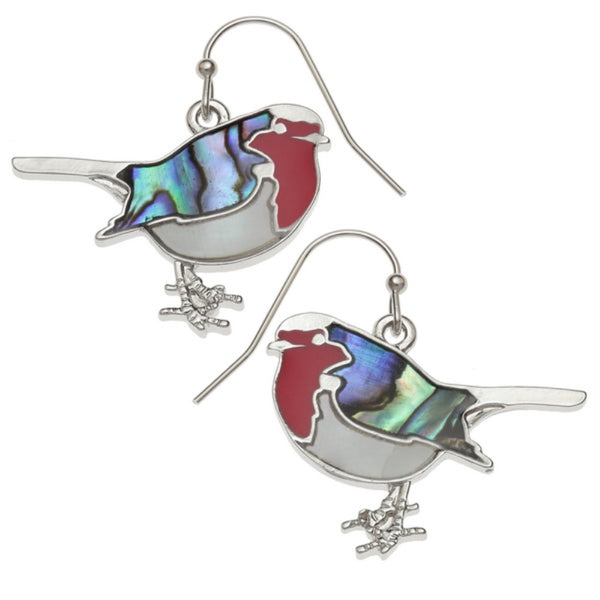 Robin Paua Shell Hook Earrings - Charming and Trendy Ltd