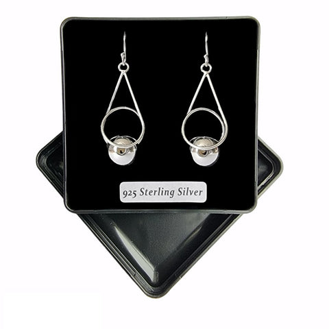 925 Sterling Silver Abigail Large Drop Earrings - Charming and Trendy Ltd