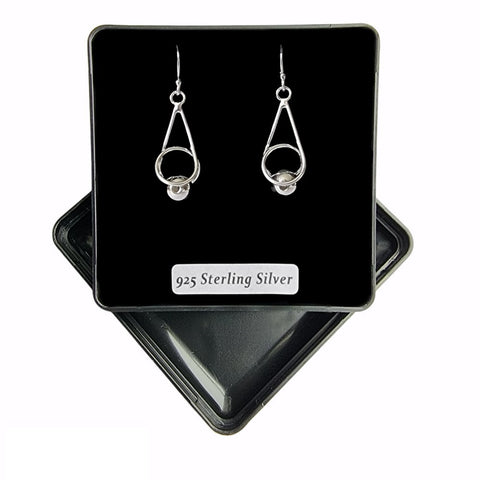 925 Sterling Silver Abigail Small Drop Earrings - Charming and Trendy Ltd