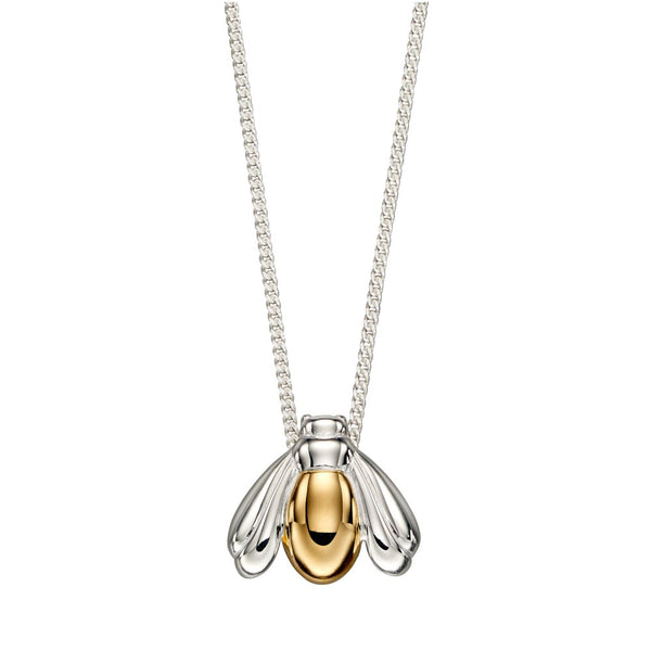 925 Sterling Silver Bee Pendant Necklace - Charming and Trendy Ltd