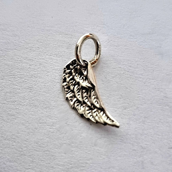 Sterling Silver Angel Wing Charm Pendant - Charming and Trendy Ltd