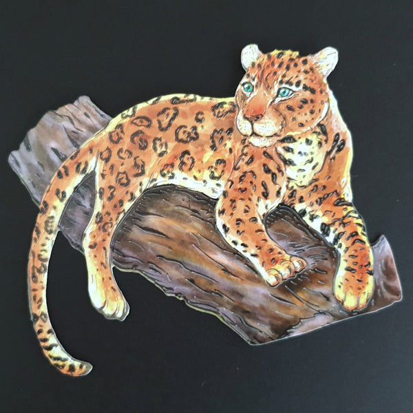 Jaguar & Cub Die Cuts (Decoupage, Crafting, Card Making) - Charming And Trendy Ltd