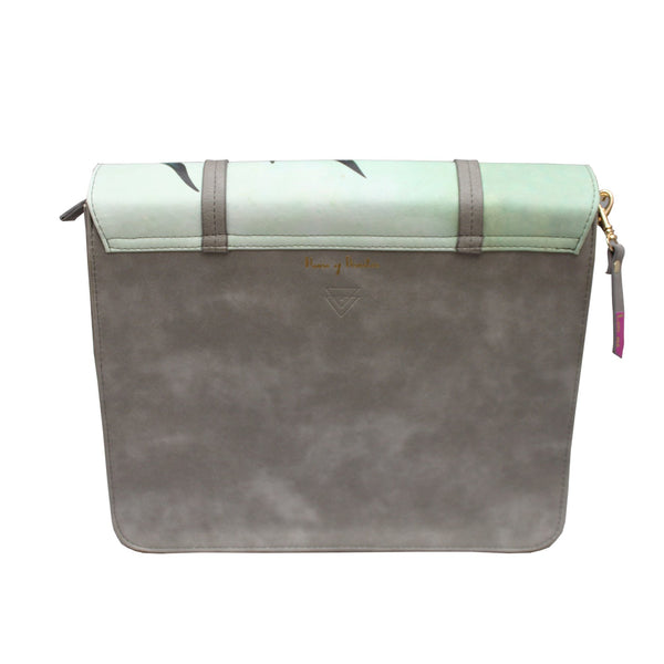 House of Disaster Framed Grey Satchel - RRP £54.99 - Charming And Trendy Ltd