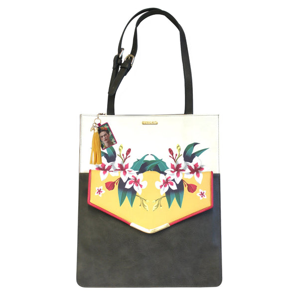 House of Disaster Frida Kahlo 2 in 1 Tote and Clutch Bag - RRP £69.99 - Charming And Trendy Ltd