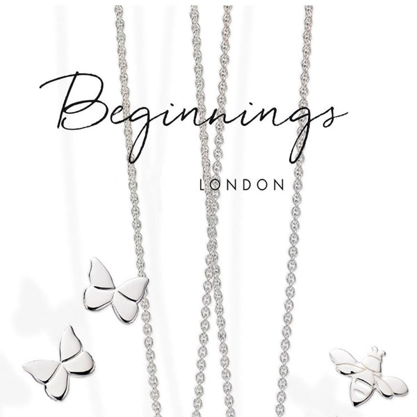 Clear Crystal 6mm Claw Sterling Silver Stud Earrings from 'Beginnings London' - Charming And Trendy Ltd